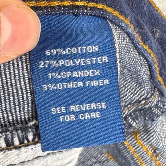 !iT Amanda Dark Wash High Rise Slim Ankle Denim Jeans Size 12 - Picture 8 of 10